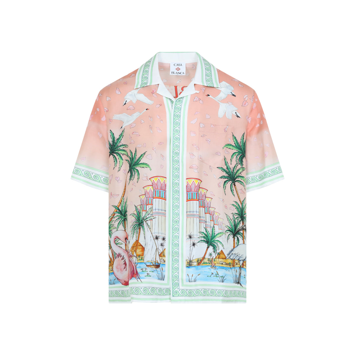 Casablanca Ethereal Cuban Collar S/S Shirt Men