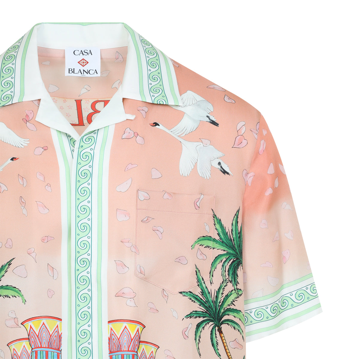 Casablanca Ethereal Cuban Collar S/S Shirt Men