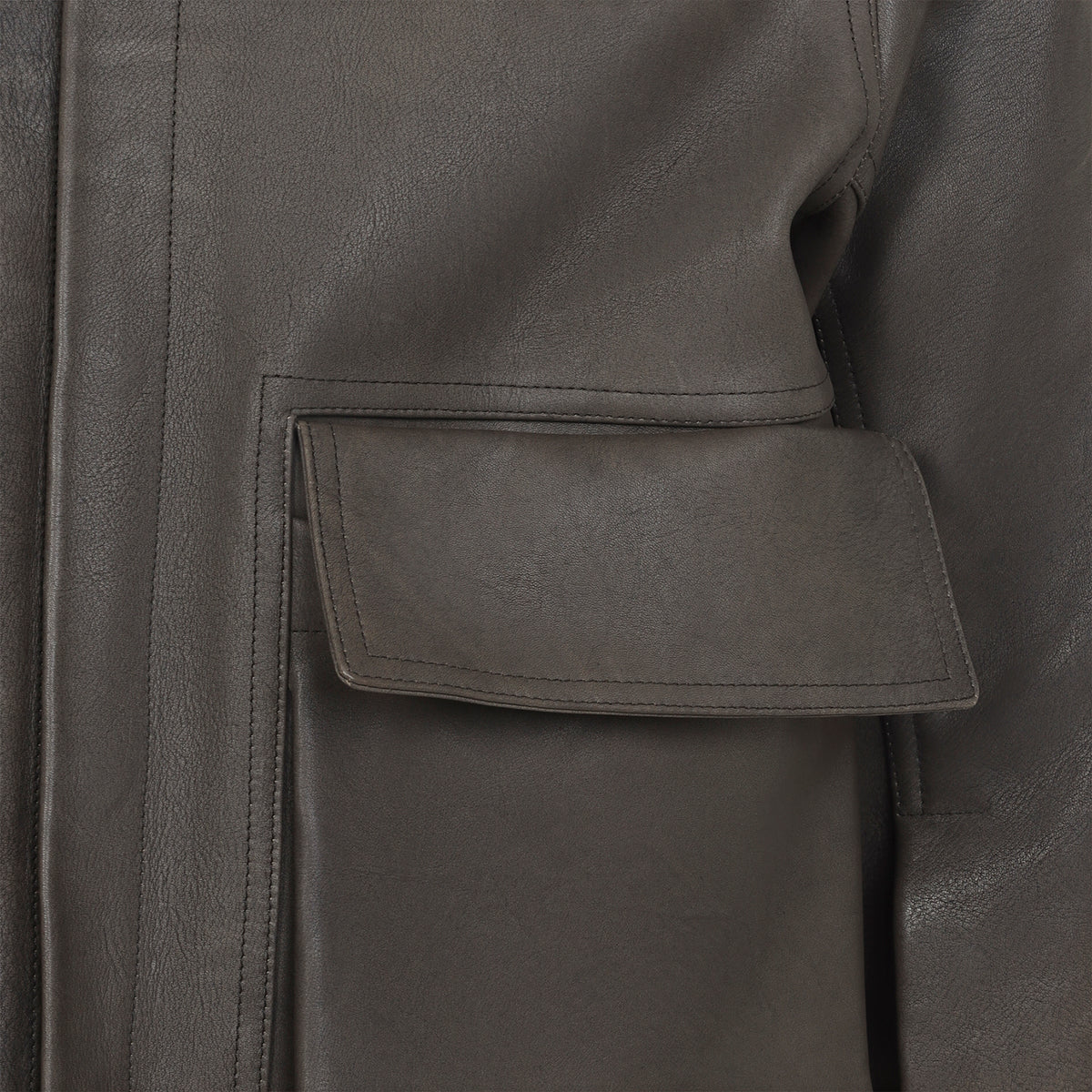 RICK OWENS Rick Owens Tower Alice Leather Jacket Men