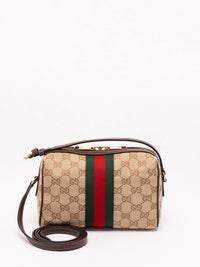 Gucci Gucci Women Horsebit Web Crossbody Bag