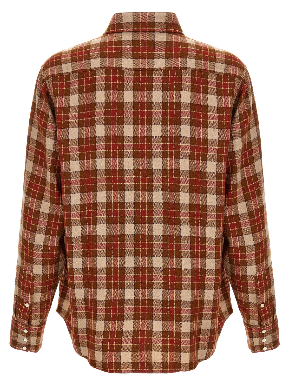 Visvim Men Red 'Meridian Check' Shirt