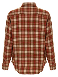 Visvim Men Red 'Meridian Check' Shirt