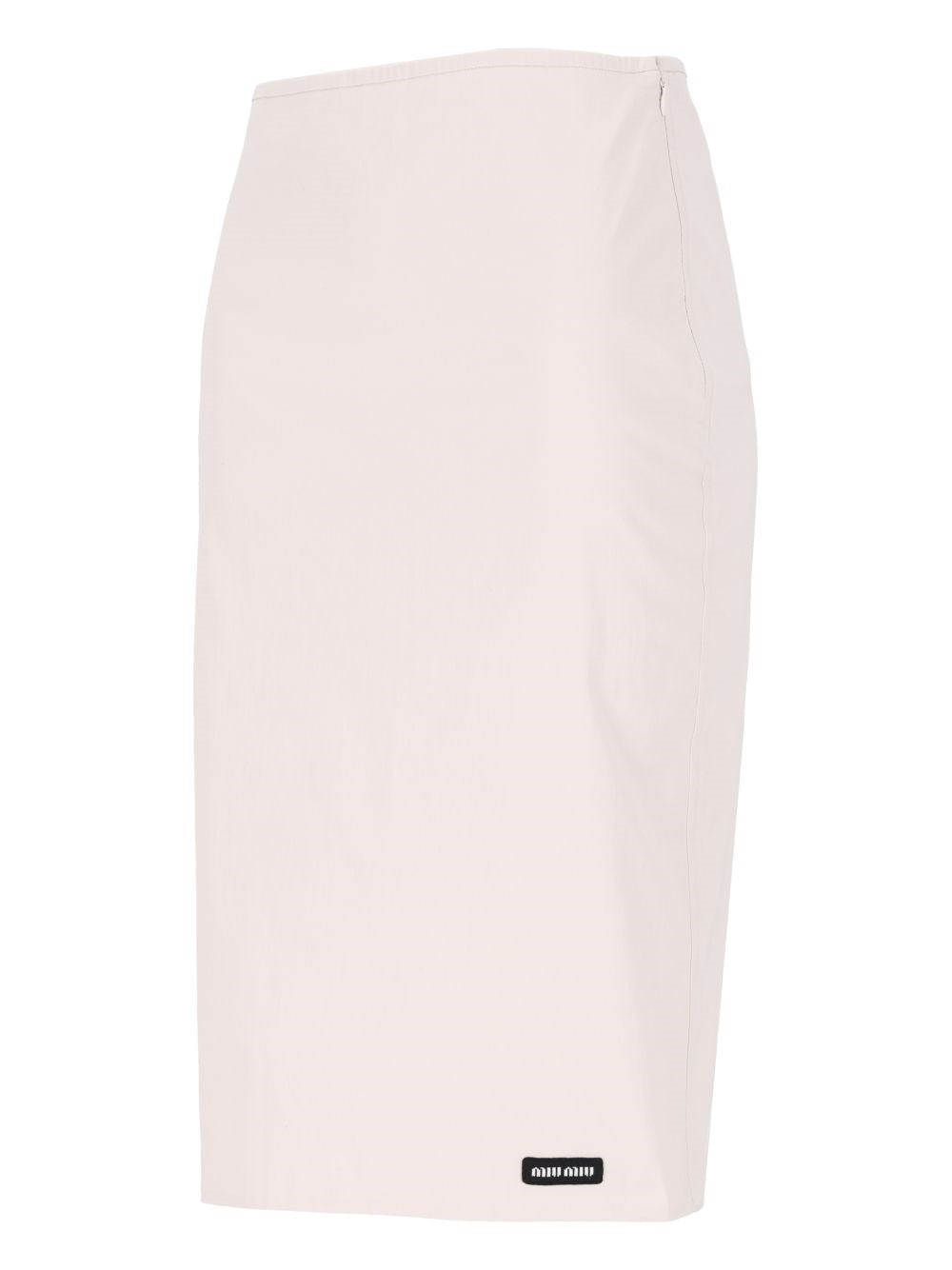 Miu Miu Women Stretch Poplin Skirt