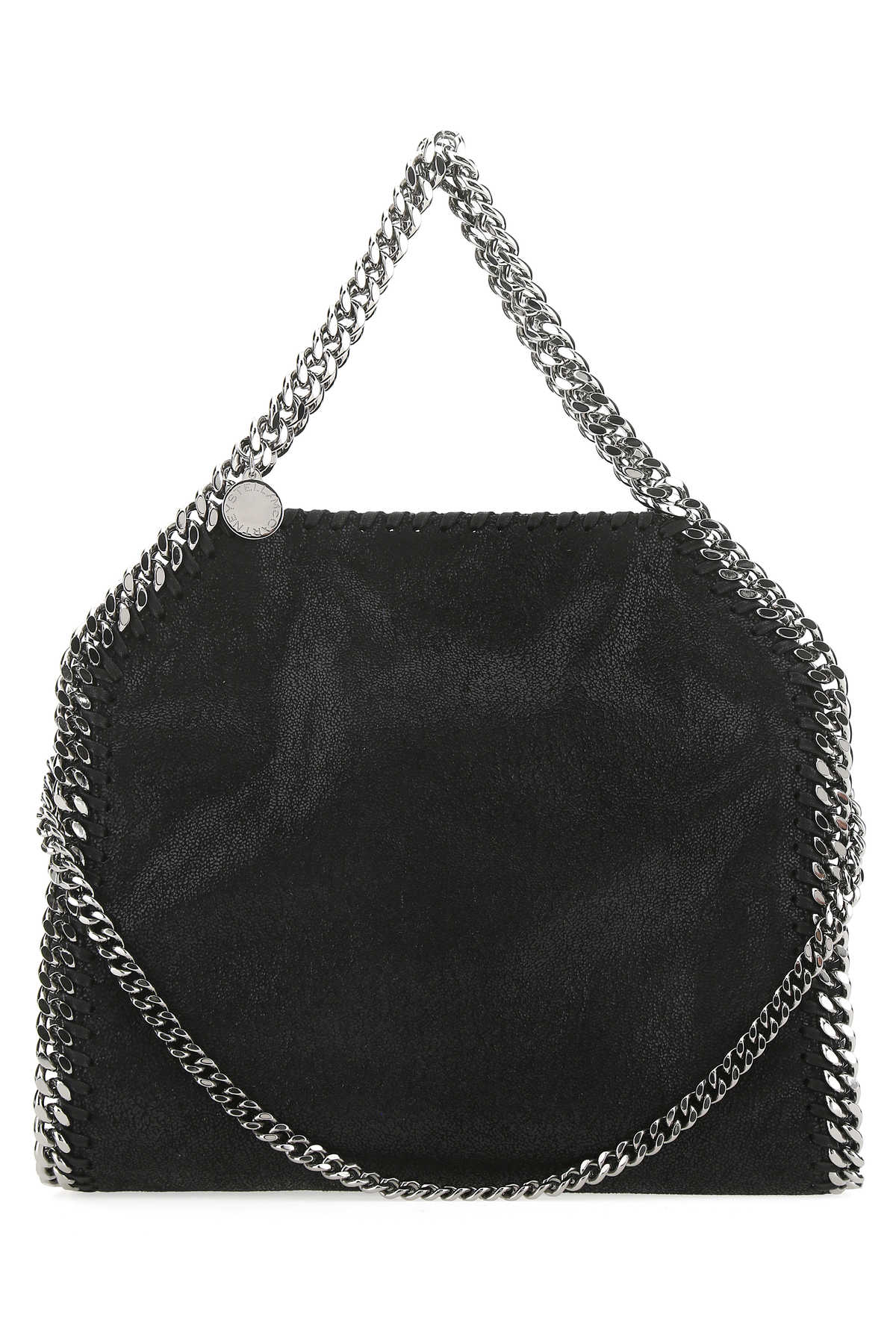 Stella Mccartney Women Black Shaggy Deer Mini Falabella Handbag