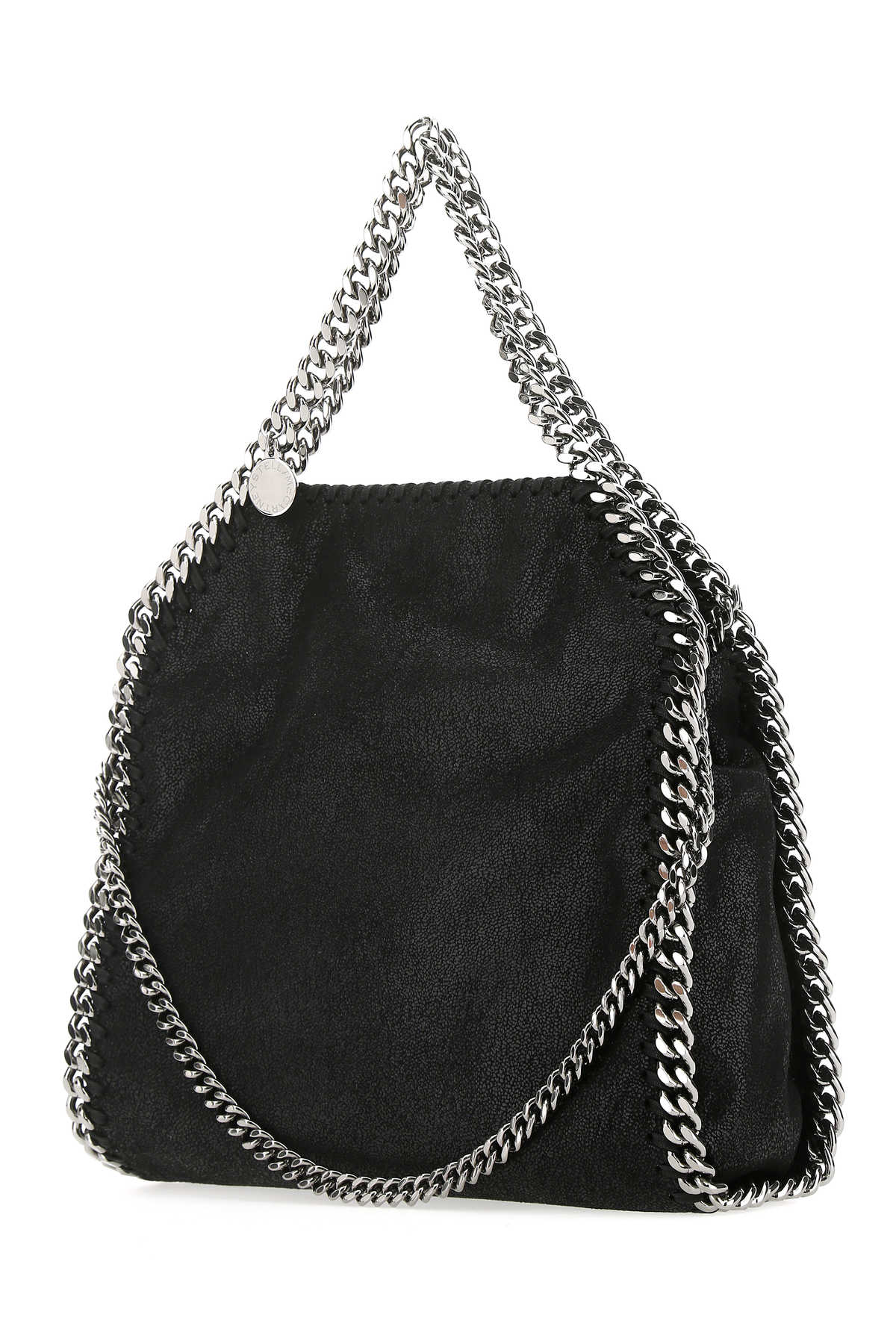 Stella Mccartney Women Black Shaggy Deer Mini Falabella Handbag