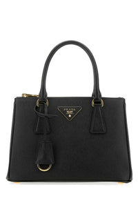PRADA Prada Women Black Leather Mini Galleria Handbag