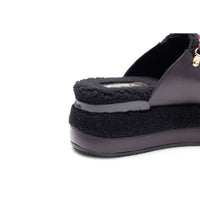 Hogan H466 Platform Lace-Up Mules