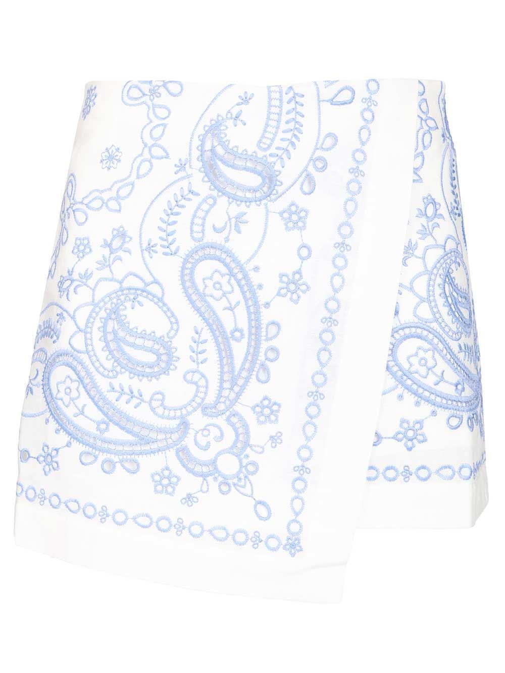 Self-portrait Self-Portrait Women Linen Shorts