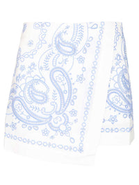 Self-portrait Self-Portrait Women Linen Shorts
