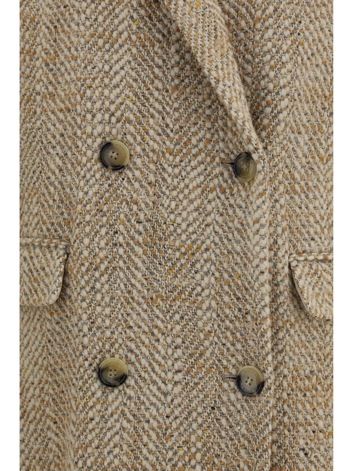 MARANT ETOILE Marant Etoile Women Pilda Herringbone Wool-Blend Coat