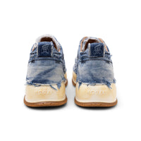Hogan Frayed Denim Platform Sneakers
