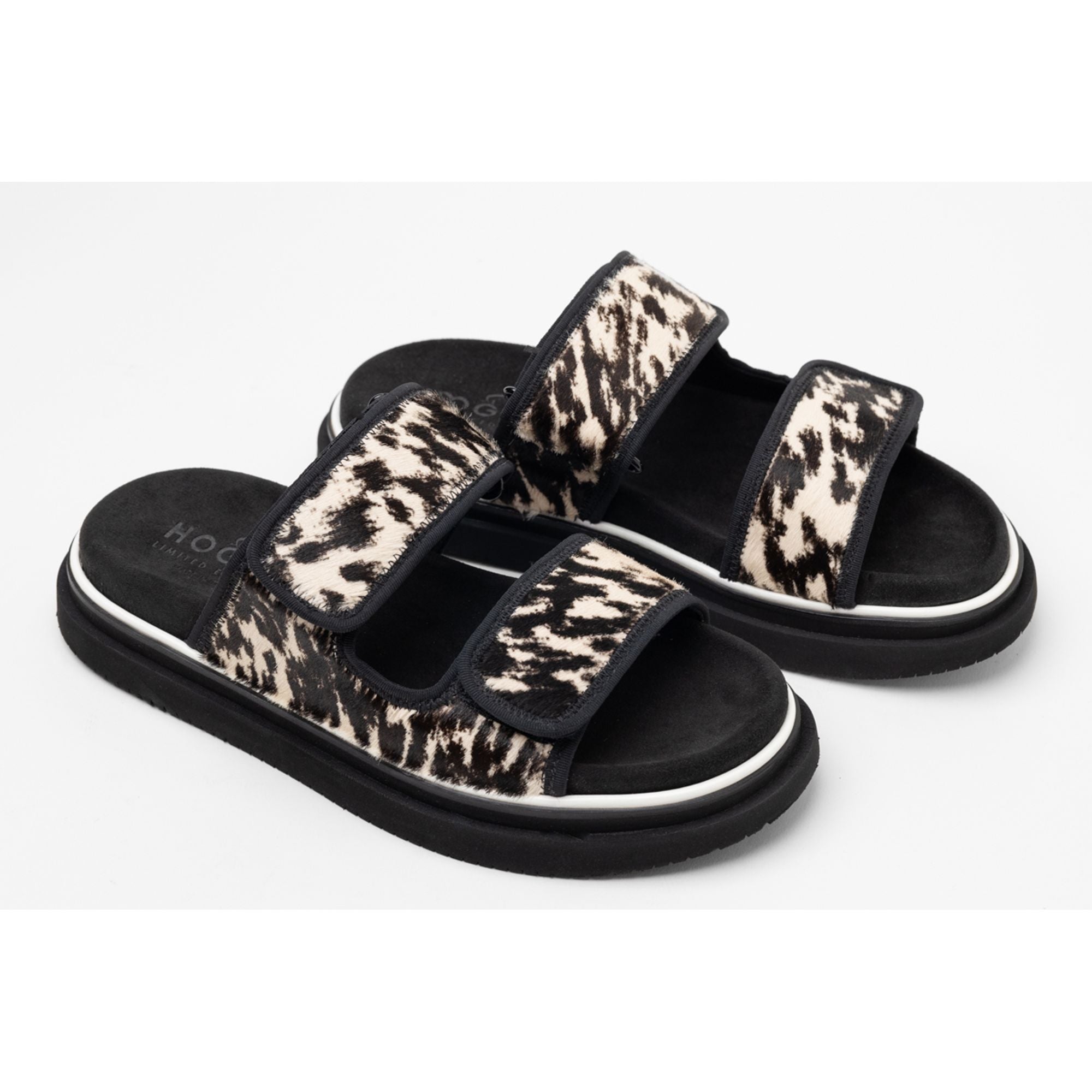 Hogan Double-Strap Flat Sandals