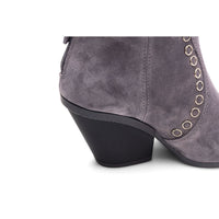 Hogan Eyelet-Embellished Suede Boots