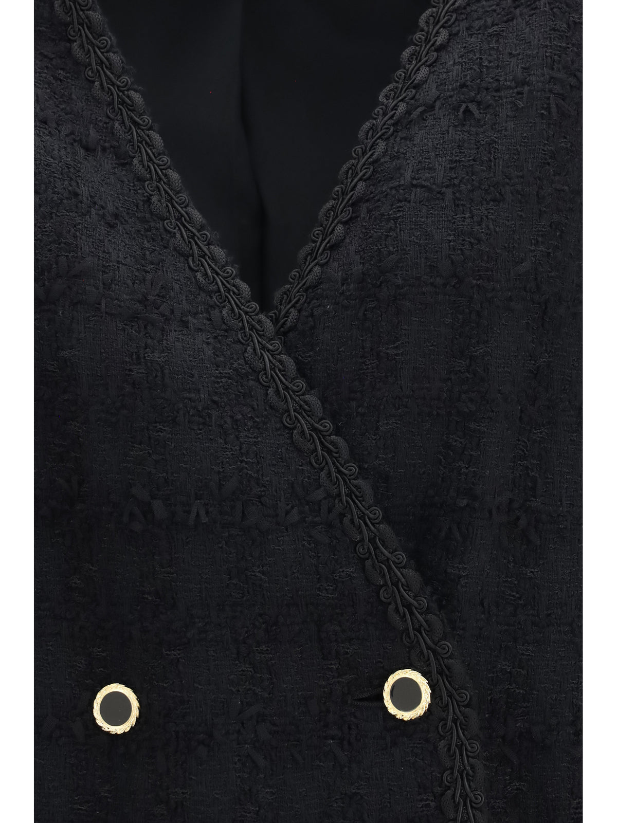 ALESSANDRA RICH Alessandra Rich Women Double-Breasted Checked Bouclé Tweed Jacket