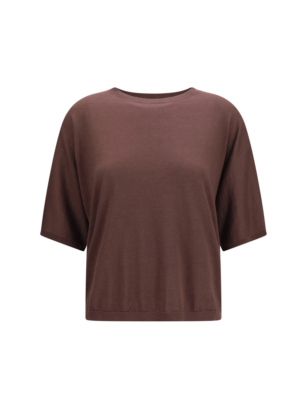 BRUNELLO CUCINELLI Brunello Cucinelli Women Short-Sleeve Cashmere And Silk Sweater