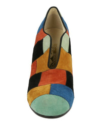 Ferragamo Ferragamo Womens Patchwork Archive Limited Edition 1942 Wedges