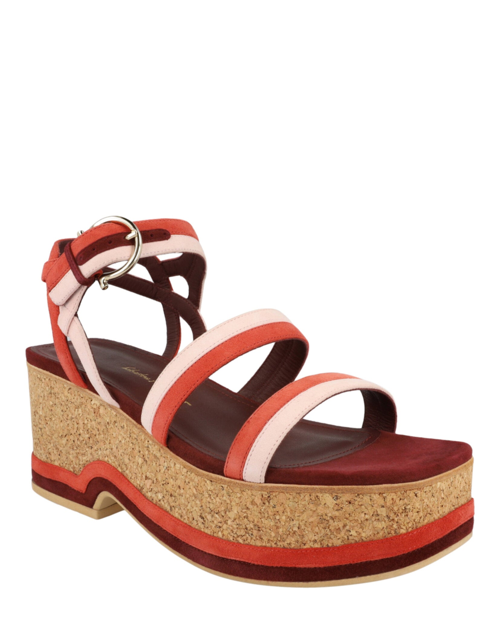 Ferragamo Womens Mysen Wedge Sandals