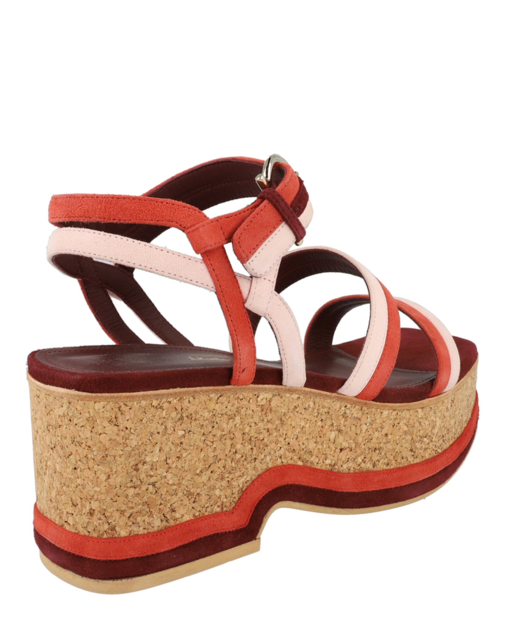 Ferragamo Womens Mysen Wedge Sandals