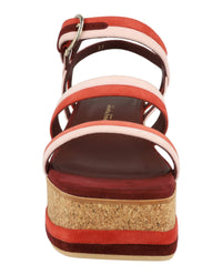 Ferragamo Womens Mysen Wedge Sandals