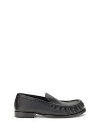 Dries Van Noten Women Grained Leather Loafers