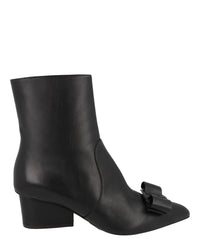 Ferragamo Womens Vince Leather Booties