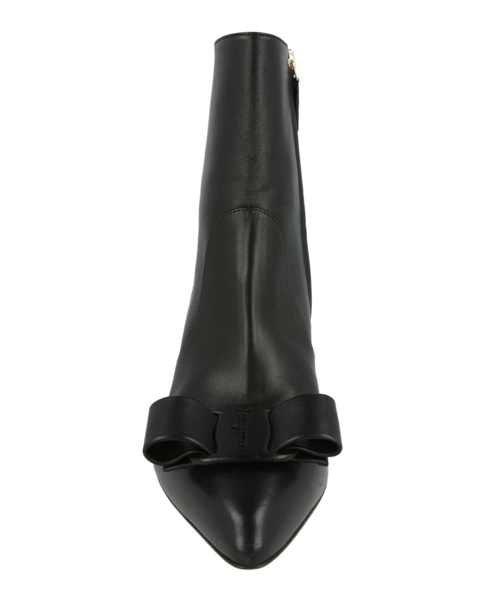Ferragamo Womens Vince Leather Booties