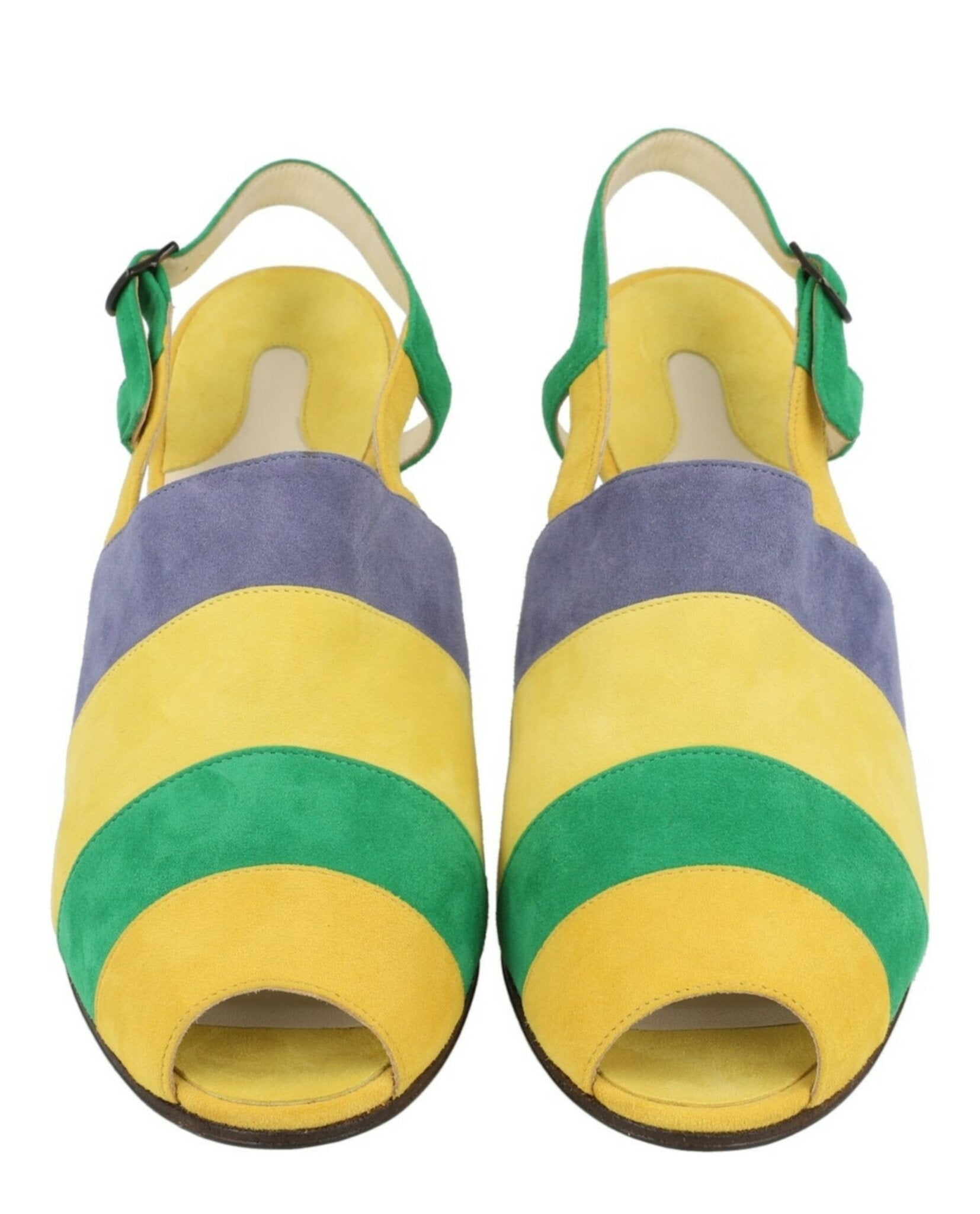 Ferragamo Womens Stripes Archive Limited Edition 1930s Sandals