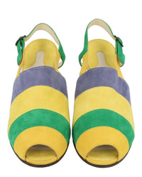 Ferragamo Womens Stripes Archive Limited Edition 1930s Sandals