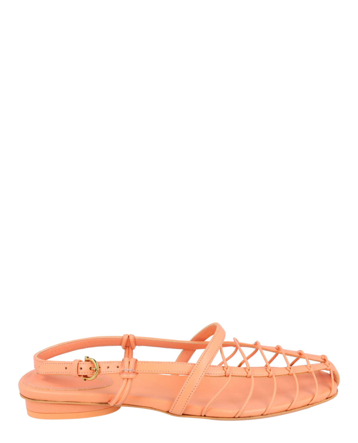 Ferragamo Womens Shay 10 Caged Slingback Sandals