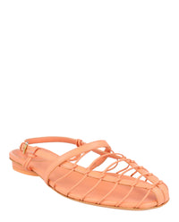 Ferragamo Womens Shay 10 Caged Slingback Sandals
