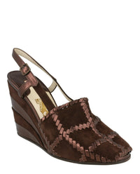 Ferragamo Womens Arlequin Archive Limited Edition 1947 Slingbacks