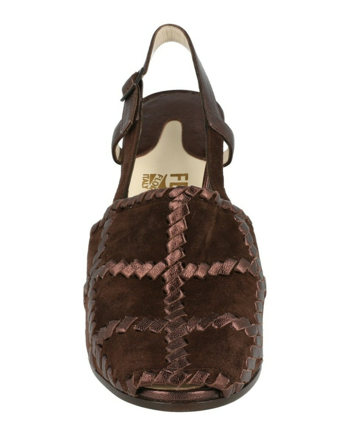 Ferragamo Womens Arlequin Archive Limited Edition 1947 Slingbacks