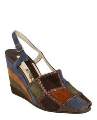 Ferragamo Ferragamo Womens Arlequin Archived Limited Edition 1947 Wedges