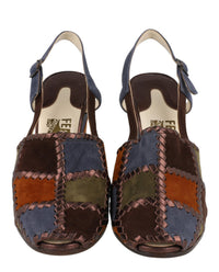 Ferragamo Ferragamo Womens Arlequin Archived Limited Edition 1947 Wedges