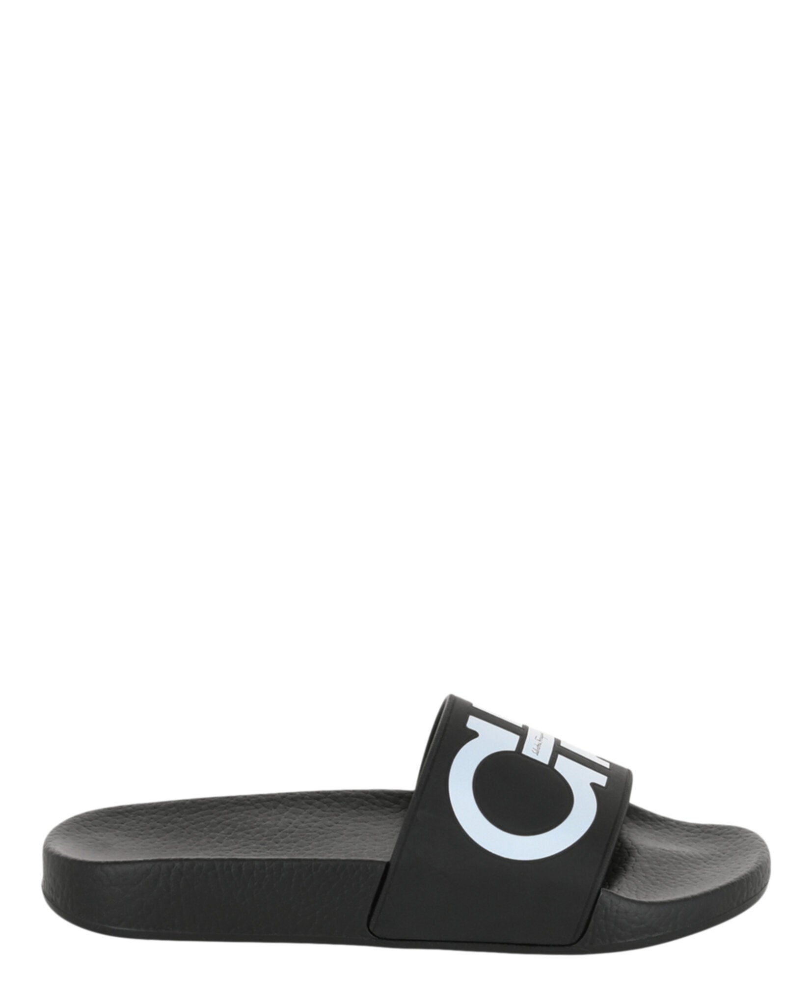 Ferragamo Womens Groovy Dual Gancini Slides