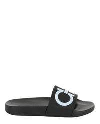 Ferragamo Womens Groovy Dual Gancini Slides