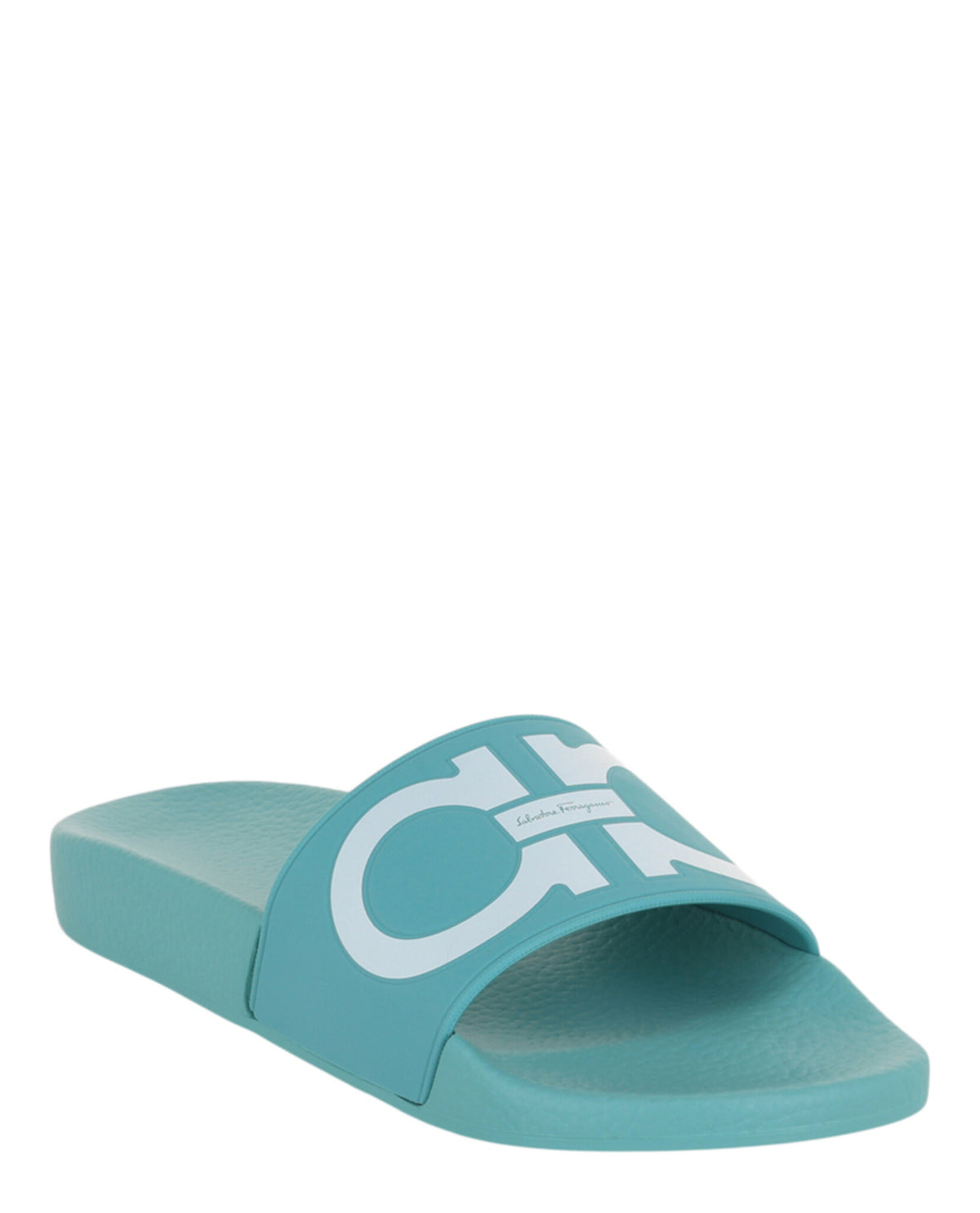 Ferragamo Womens Groovy Dual Gancini Slides