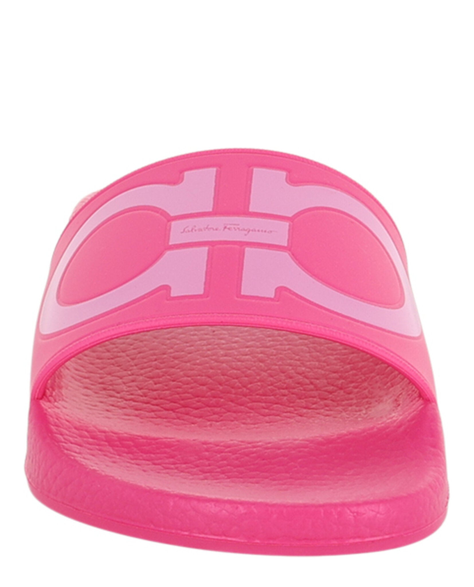 Ferragamo Womens Groovy Dual Gancini Slides