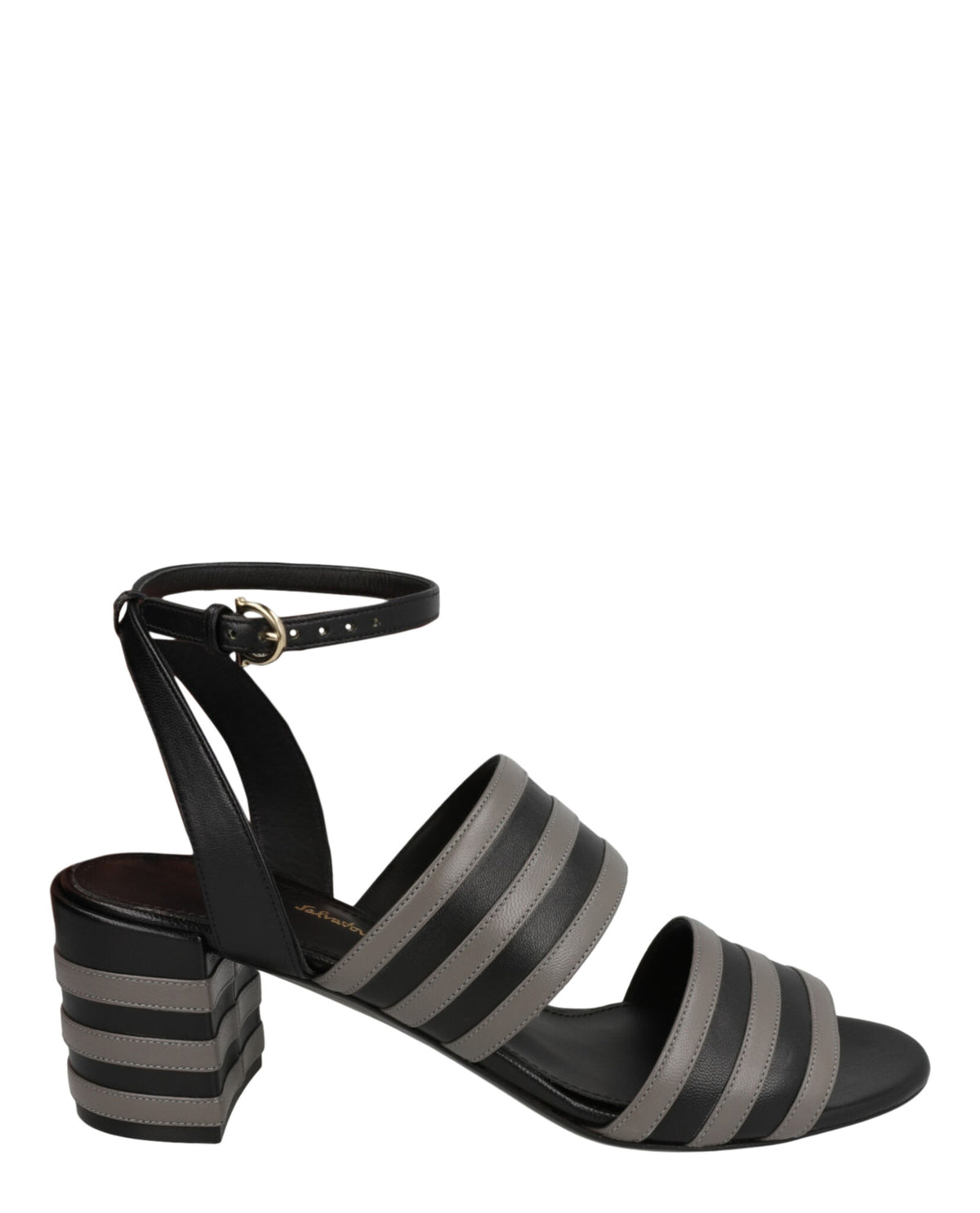 Ferragamo Womens Diandra Block Heel Sandals - Narrow Width