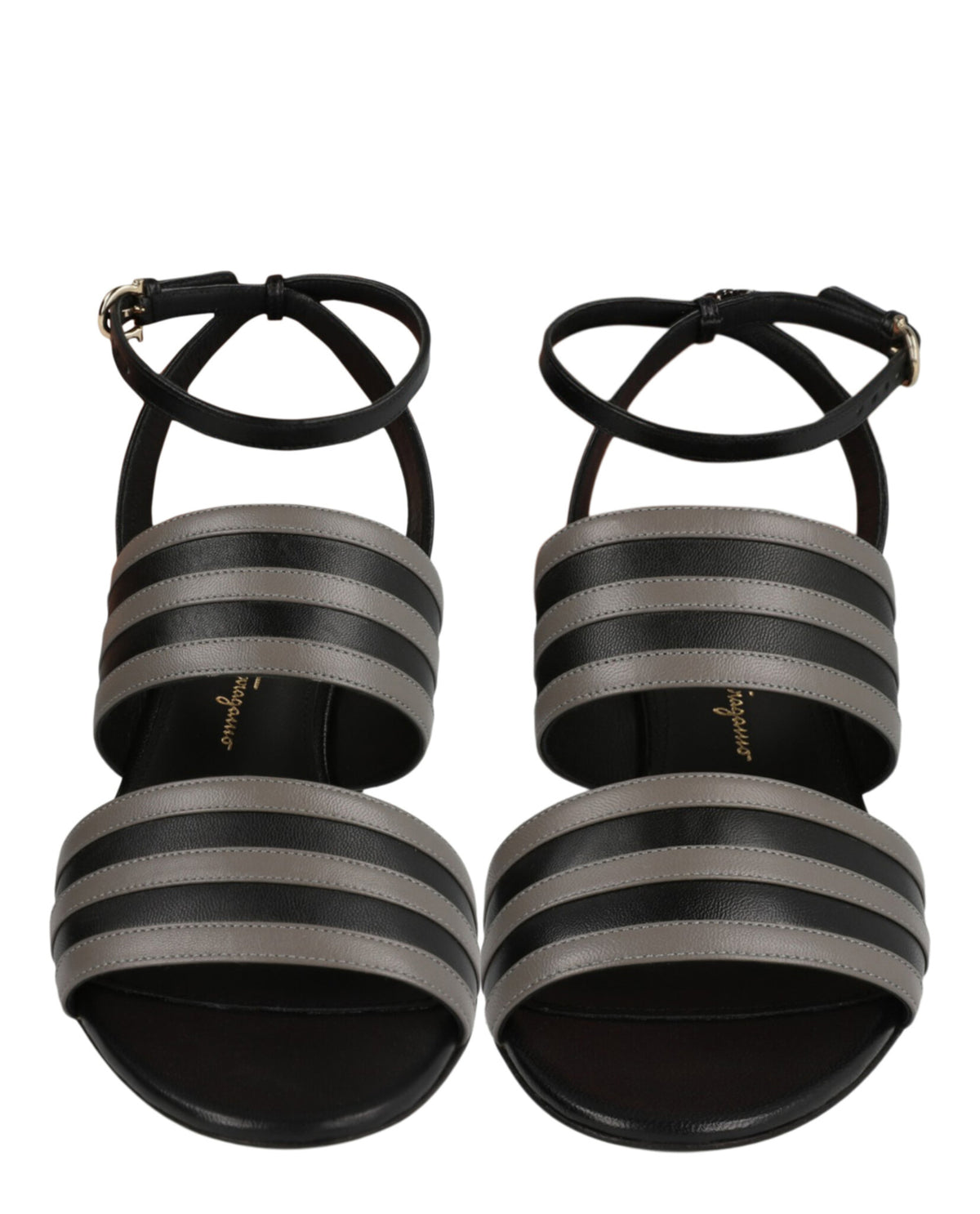 Ferragamo Womens Diandra Block Heel Sandals - Narrow Width
