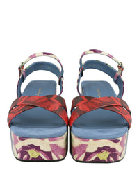 Ferragamo Ferragamo Womens Eleny Strappy Platform Sandals