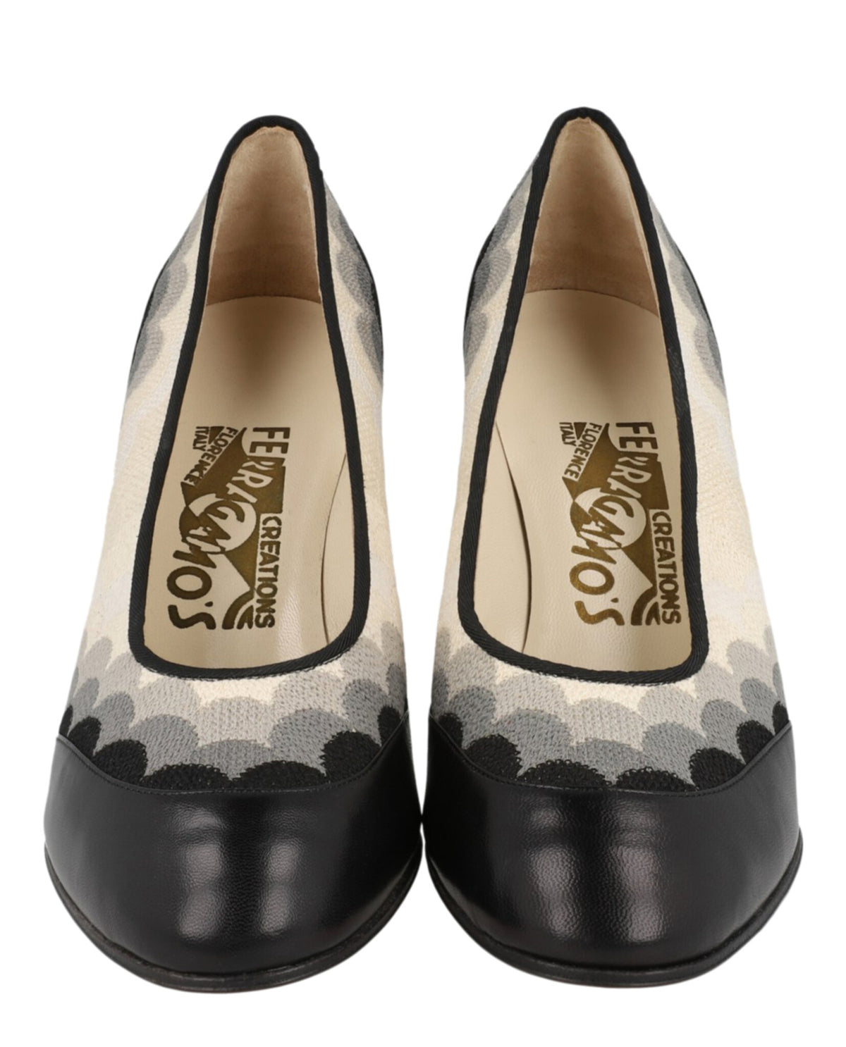 Ferragamo Womens Signorinella Archinve Limited Edition 1930's Pumps