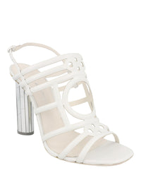 Ferragamo Womens Florenza X Slingback Heel Sandals