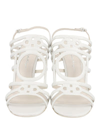 Ferragamo Womens Florenza X Slingback Heel Sandals