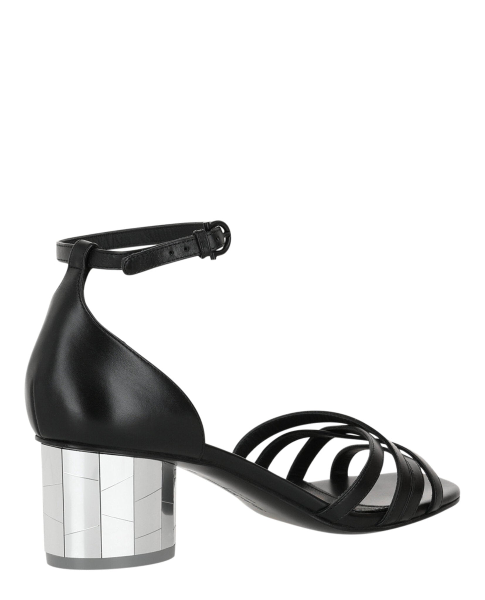 Ferragamo Womens Flor 55 Heel Sandals