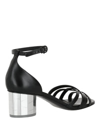 Ferragamo Womens Flor 55 Heel Sandals