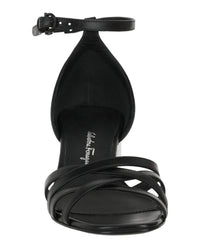 Ferragamo Womens Flor 55 Heel Sandals