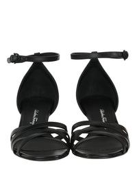 Ferragamo Womens Flor 55 Heel Sandals