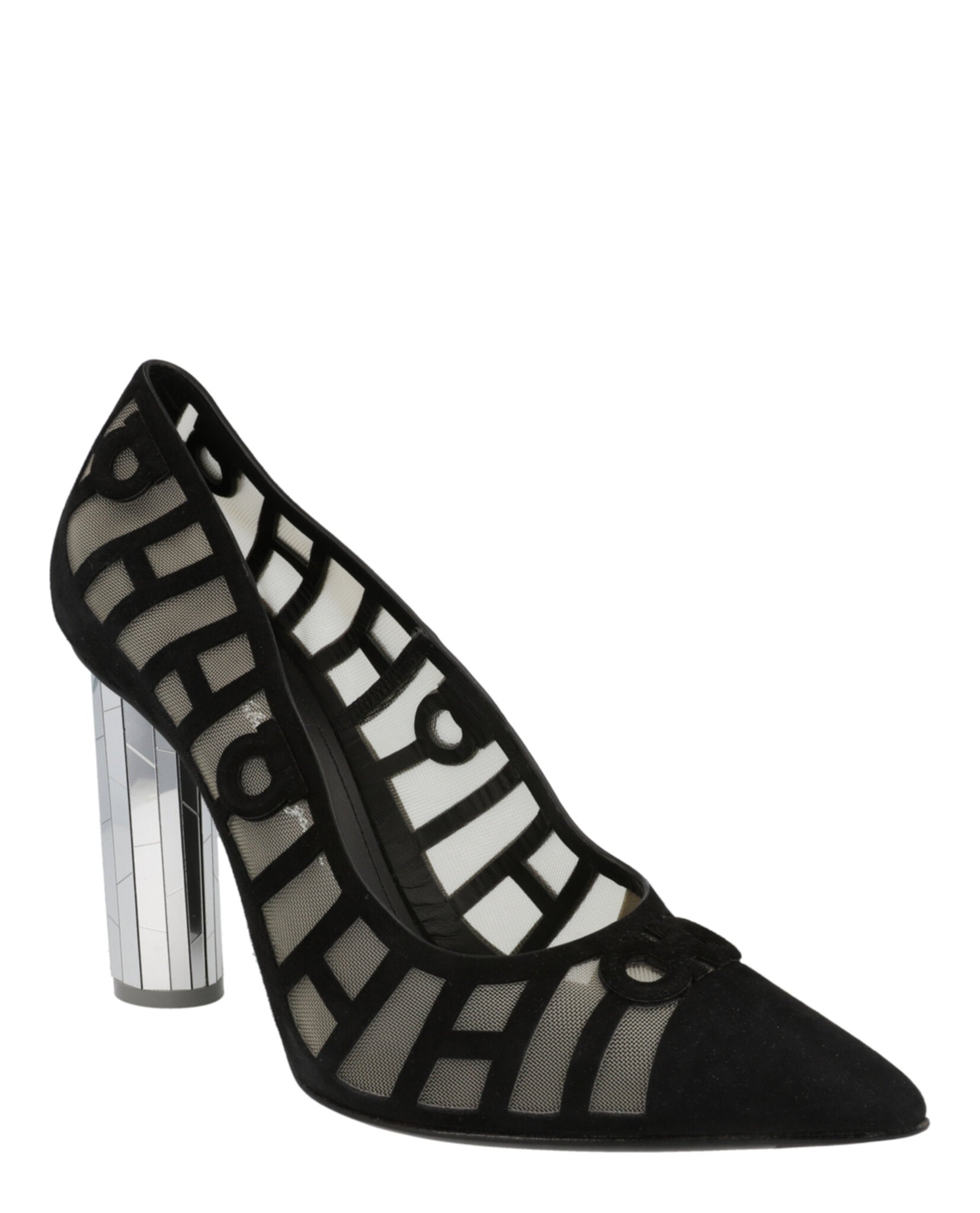 Ferragamo Womens Florise X5 Suede Pumps