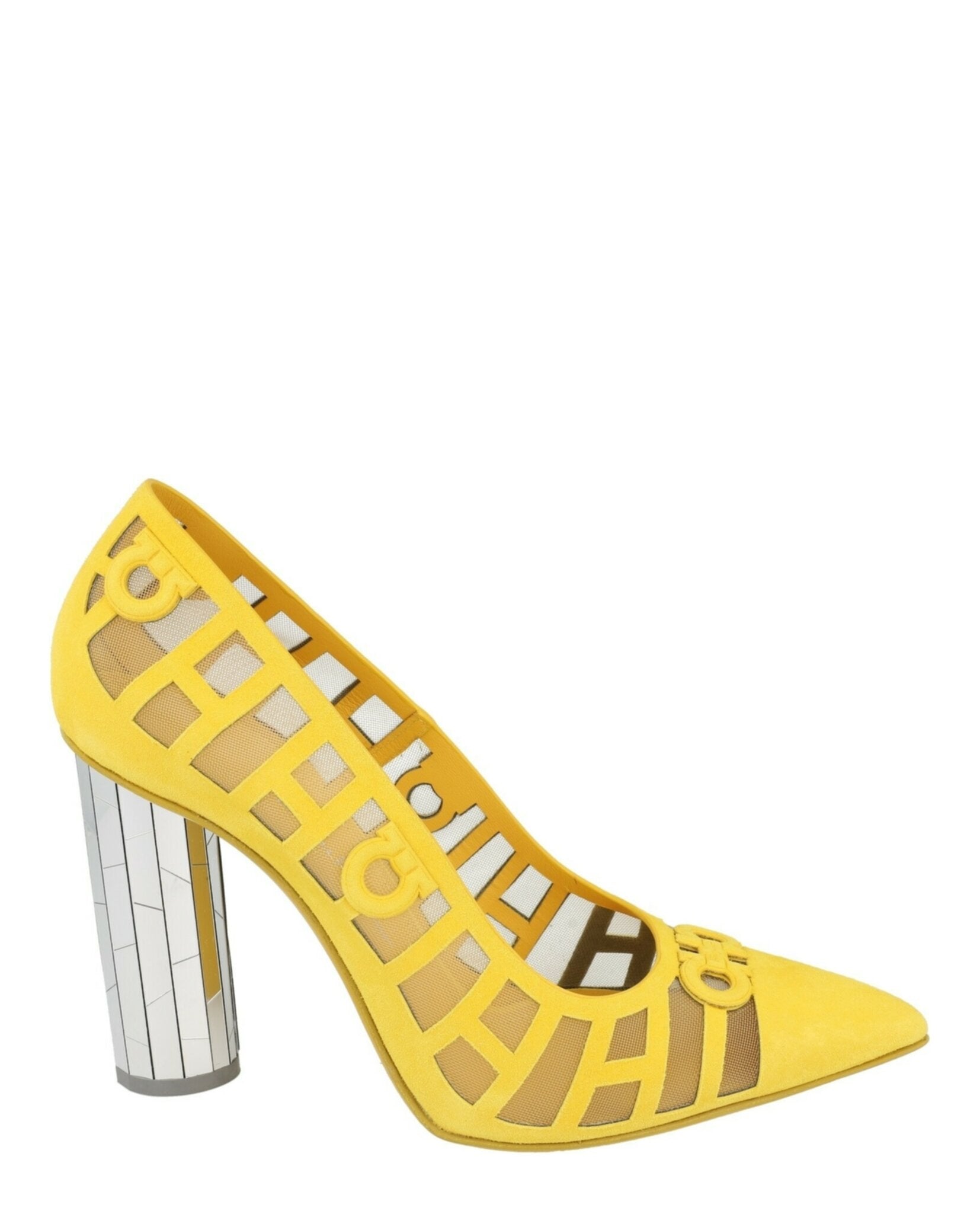 Ferragamo Womens Florise X5 Suede Pumps